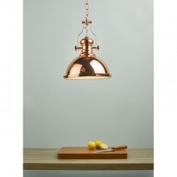 Arona - Polished Chrome Pendant with Glass Diffuser Arona - Polished Chrome Pendant with Glass Diffuser