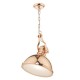 Ceiling Lights - Arona - Polished Copper with Glass Diffuser Single Pendant Dar-ARO0164 - Arona - Polished Copper with Glass Diffuser Single Pendant