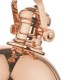 Ceiling Lights - Arona - Polished Copper with Glass Diffuser Single Pendant Dar-ARO0164 - Arona - Polished Copper with Glass Diffuser Single Pendant