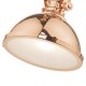 Ceiling Lights - Arona - Polished Copper with Glass Diffuser Single Pendant Dar-ARO0164 - Arona - Polished Copper with Glass Diffuser Single Pendant