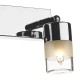 Bathroom Lights - Artemis - Bathroom Clear and Frosted Glass Double Spotlights Dar-ART7750 - Artemis - Bathroom Clear and Frosted Glass Double Spotlights