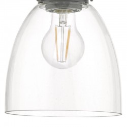 Arvin - Antique Chrome Pendant with Clear Glass Arvin - Antique Chrome Pendant with Clear Glass