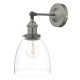 Dar-ARV0761 - Arvin - Clear Glass with Antique Chrome Wall Lamp