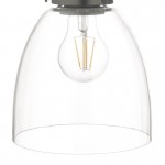 Arvin - Antique Chrome Wall Lamp with Clear Glass Arvin - Antique Chrome Wall Lamp with Clear Glass