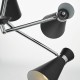 Ceiling Lights - Ash - Black Metal with Chrome 5 Light Centre Fitting Dar-ASH0522 - Ash - Black Metal with Chrome 5 Light Centre Fitting