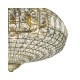 Dar-ASM0675 - Asmara - Crystal & Antique Brass 6 Light Pendant