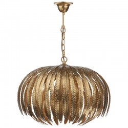 Atticus - Gold Crafted Leaf 5 Light Pendant Atticus - Gold Crafted Leaf 5 Light Pendant