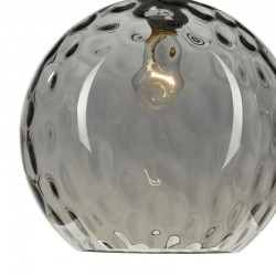 Aulax - Chrome Pendant with Smoked Dimple Glass Aulax - Chrome Pendant with Smoked Dimple Glass