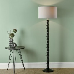Azana - Base Only - Satin Black Wooden Floor Lamp Azana - Base Only - Satin Black Wooden Floor Lamp