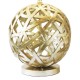 Dar-BAL4263 - Balthazar - Gold Globe with Gold Shade Table Lamp