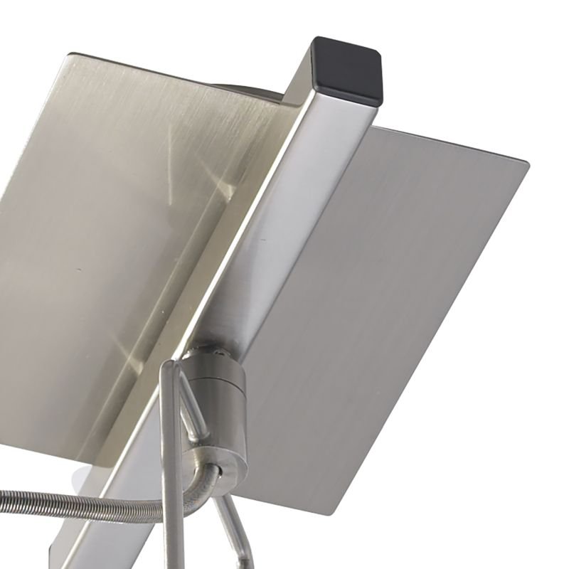 Spot & Downlights - Bauhaus - Satin Chrome Adjustable Swivel Head Spotlights Wall Lamp Dar-BAU0746 - Bauhaus - Satin Chrome Adjustable Swivel Head Spotlights Wall Lamp