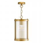 Bianka - Bronze Pendant with Ribbed Glass Bianka - Bronze Pendant with Ribbed Glass