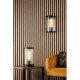 Dar-BIA0722 - Bianka - Matt Black Wall Lamp with Ribbed Glass