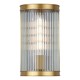 Dar-BIA0763 - Bianka - Bronze Wall Lamp with Ribbed Glass