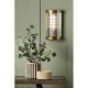 Dar-BIA0763 - Bianka - Bronze Wall Lamp with Ribbed Glass