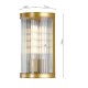 Dar-BIA0763 - Bianka - Bronze Wall Lamp with Ribbed Glass