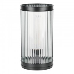 Bianka - Matt Black Table Lamp with Ribbed Glass Bianka - Matt Black Table Lamp with Ribbed Glass
