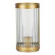 Dar-BIA4263 - Bianka - Bronze Table Lamp with Ribbed Glass