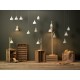 Kitchen Lights - Blyton - Retro Cream with Wood 3 Light over Island Fitting Dar-BLY5343 - Blyton - Retro Cream with Wood 3 Light over Island Fitting