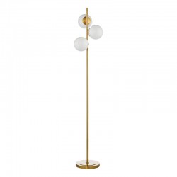 Bombazine - Natural Brass 3 Light Floor Lamp with Opal Glass  Bombazine - Natural Brass 3 Light Floor Lamp with Opal Glass