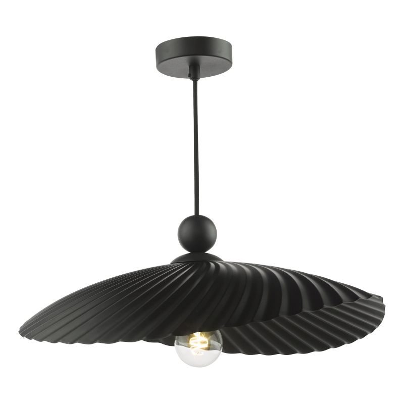 Dar_Vol3-BOU6522 - Bouvier - Shade Only - Matt Black Decorative Shade