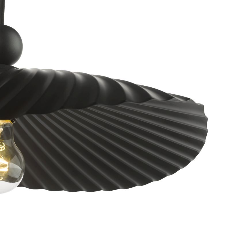 Dar_Vol3-BOU6522 - Bouvier - Shade Only - Matt Black Decorative Shade