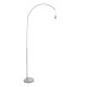 Dar-BOW4946 - Bow - Base Only - Satin Nickel Floor Lamp