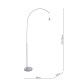 Dar-BOW4946 - Bow - Base Only - Satin Nickel Floor Lamp