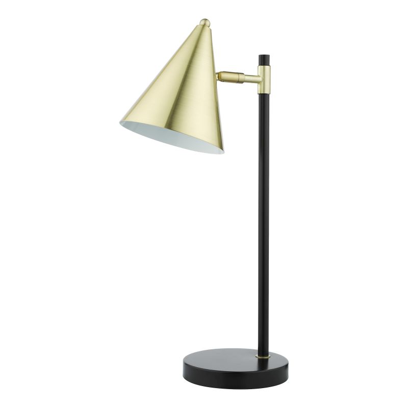 Table & Floor Lamp - Branco - Satin Gold & Black Desk Lamp Wisebuys-BRA4241 - Branco - Satin Gold & Black Desk Lamp