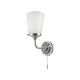 Dar-CAD0750 - Caden - Bathroom Polished Chrome and Opal Glass Wall Lamp