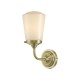 Bathroom Lights - Caden - Bathroom Antique Brass and Opal Glass Wall Lamp Dar-CAD0775 - Caden - Bathroom Antique Brass and Opal Glass Wall Lamp