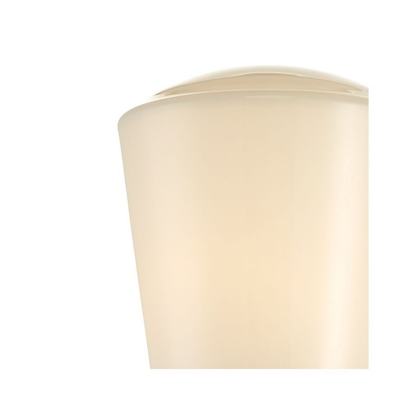 Bathroom Lights - Caden - Bathroom Antique Brass and Opal Glass Wall Lamp Dar-CAD0775 - Caden - Bathroom Antique Brass and Opal Glass Wall Lamp