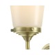 Bathroom Lights - Caden - Bathroom Antique Brass and Opal Glass Wall Lamp Dar-CAD0775 - Caden - Bathroom Antique Brass and Opal Glass Wall Lamp
