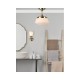 Bathroom Lights - Caden - Bathroom Antique Brass and Opal Glass Wall Lamp Dar-CAD0775 - Caden - Bathroom Antique Brass and Opal Glass Wall Lamp