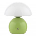Caesar - Green Rechargeable Table Lamp with Opal Glass
