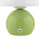 Dar_Vol3-CAE4124 - Caesar - Green Rechargeable Table Lamp with Opal Glass