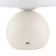 Dar_Vol3-CAE412 - Caesar - Ivory Rechargeable Table Lamp with Opal Glass