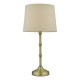 Dar-CAN4275 - Cane - Natural Linen  & Antique Brass Touch Table Lamp