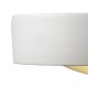 Dar-CAT072 - Catalan - Washer White Ceramic Up&Down Wall Lights