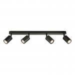 Cawley - Matt Black 4 Spotlights