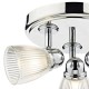 Dar-CED7638 - Cedric - Bathroom Ribbed Glass 3 Light Spotlights