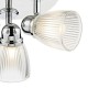 Dar-CED7638 - Cedric - Bathroom Ribbed Glass 3 Light Spotlights