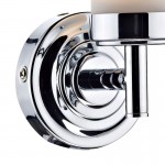 Century - Bathroom Chrome Wall Lamp with Frosted Glass Century - Bathroom Chrome Wall Lamp with Frosted Glass