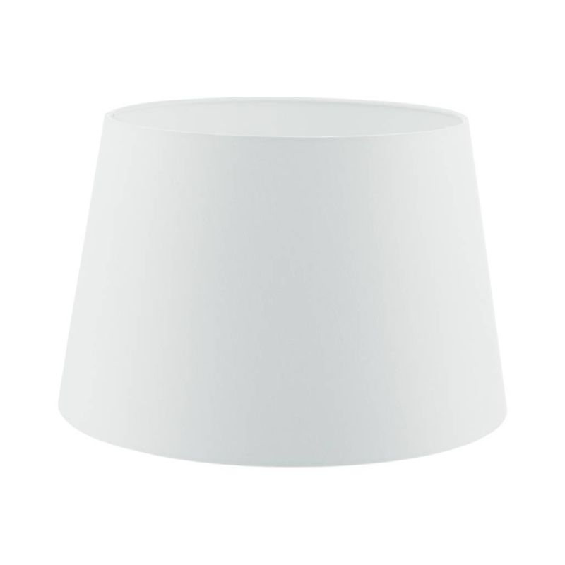 Dar-CEZ182 - Cezanne - Shade Only - 45 cm White Faux Silk Shade