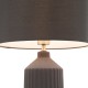 Dar_Vol3-CHL4339 - Chloris - Grey Big Table Lamp with Grey Cotton Shade