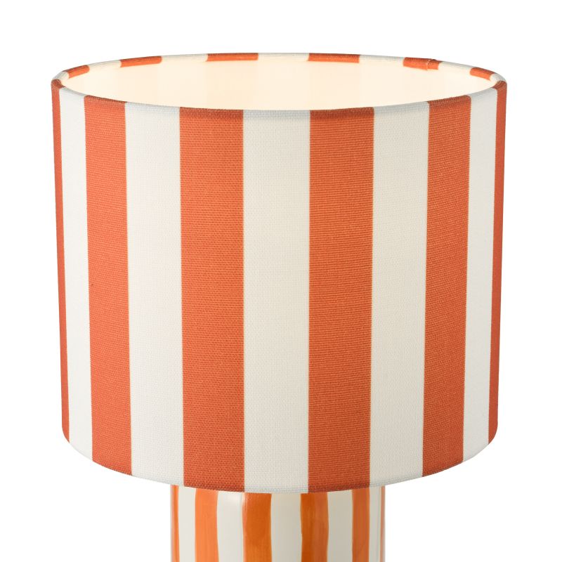 Dar_Vol3-CIC4211 - Cicada - Orange & White Table Lamp