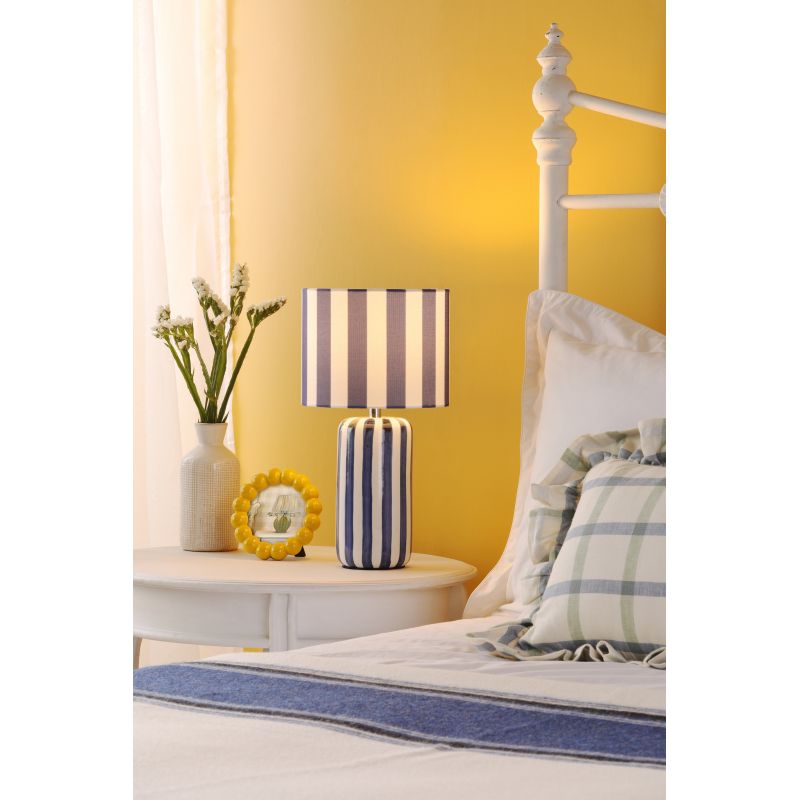 Dar_Vol3-CIC4223 - Cicada - Blue & White Table Lamp