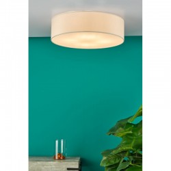 Cierro - Taupe Fabric 4 Light Ceiling Lamp with Diffuser - ∅ 60 Cierro - Taupe Fabric 4 Light Ceiling Lamp with Diffuser - ∅ 60