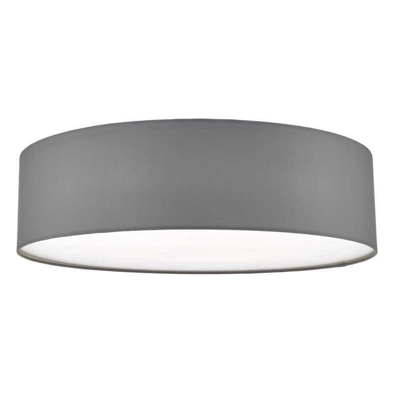 Dar-CIE5039 - Cierro - Grey Fabric with Diffuser 4 Light Ceiling Lamp - ∅ 60