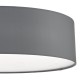 Dar-CIE5039 - Cierro - Grey Fabric with Diffuser 4 Light Ceiling Lamp - ∅ 60